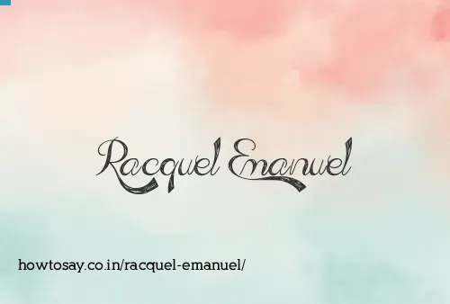 Racquel Emanuel