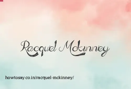 Racquel Mckinney
