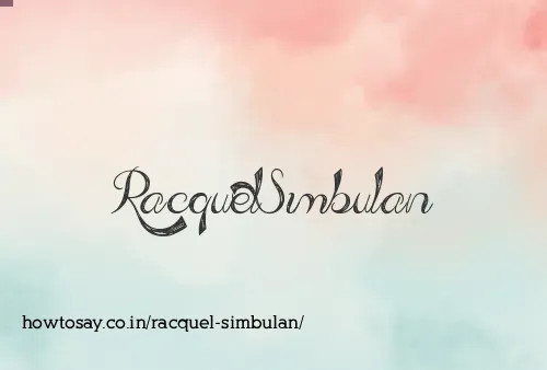 Racquel Simbulan