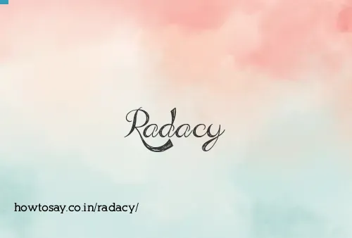 Radacy