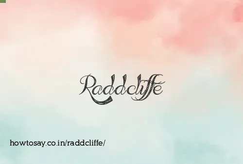 Raddcliffe