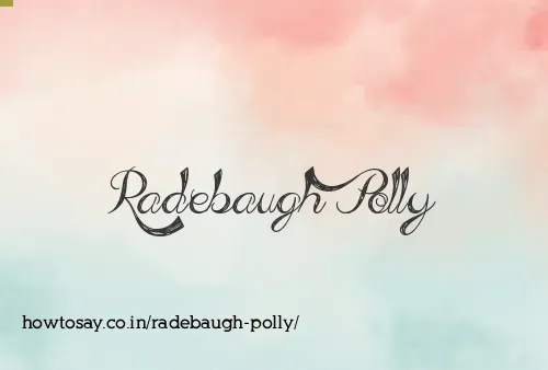 Radebaugh Polly