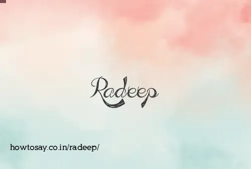 Radeep