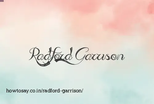 Radford Garrison