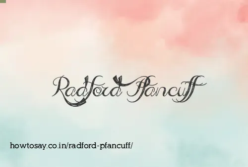 Radford Pfancuff