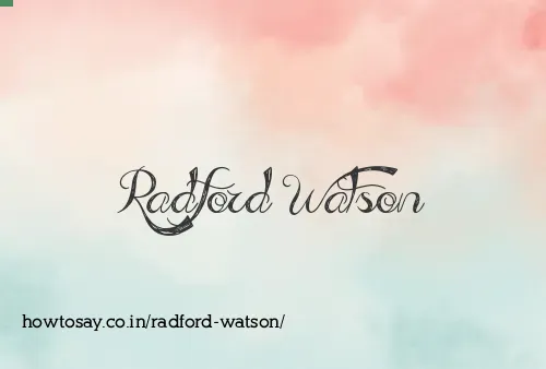 Radford Watson