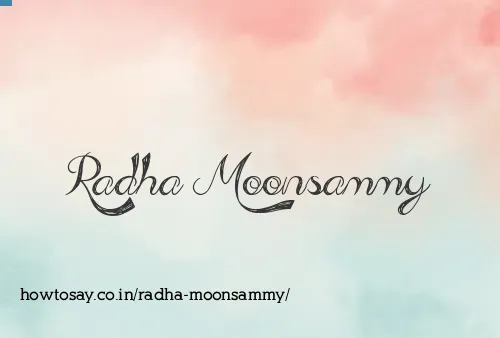 Radha Moonsammy