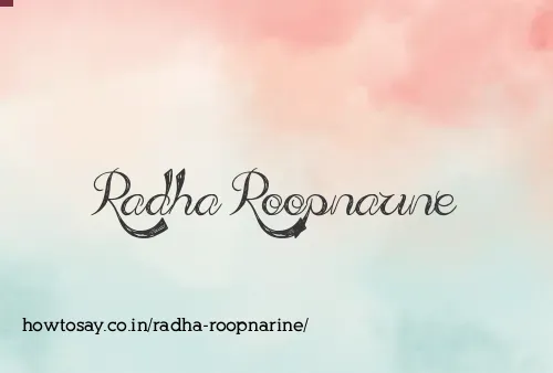 Radha Roopnarine