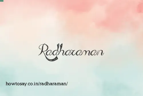 Radharaman