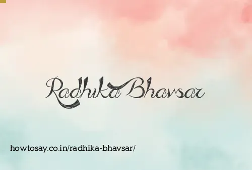 Radhika Bhavsar