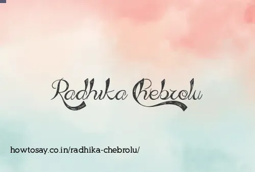 Radhika Chebrolu