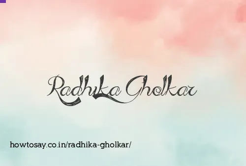 Radhika Gholkar