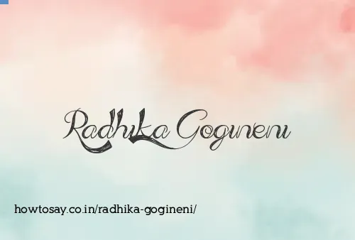 Radhika Gogineni