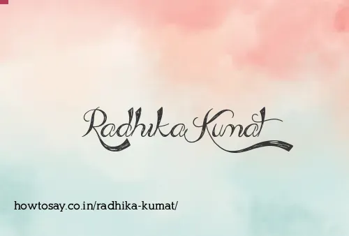 Radhika Kumat