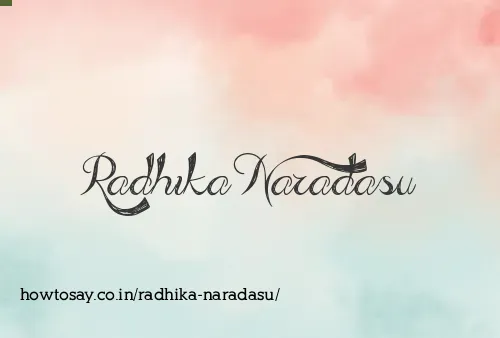Radhika Naradasu