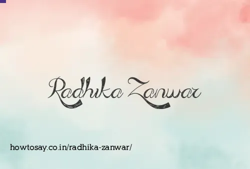 Radhika Zanwar