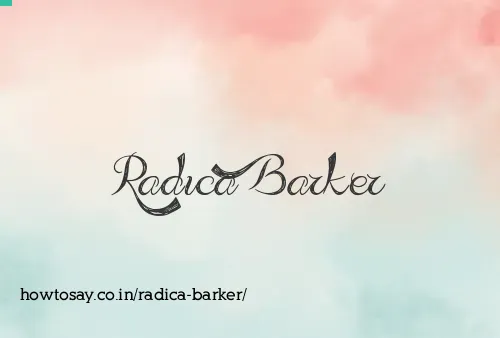 Radica Barker