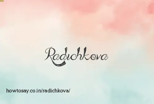 Radichkova