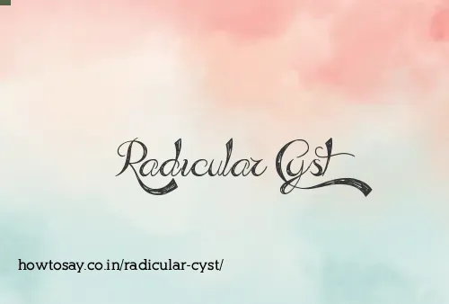 Radicular Cyst