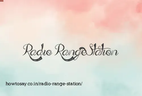 Radio Range Station