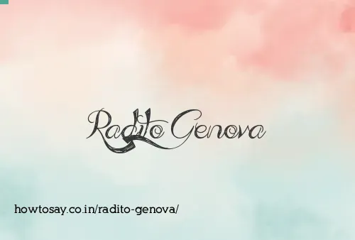 Radito Genova
