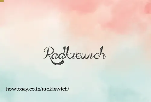Radkiewich