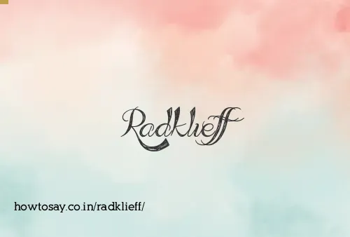 Radklieff