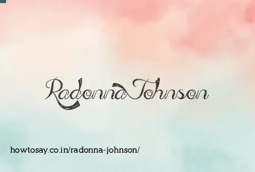 Radonna Johnson