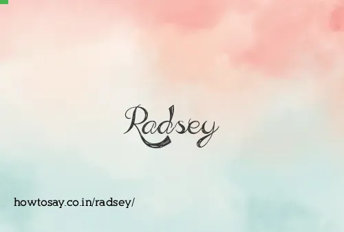 Radsey