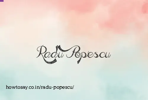 Radu Popescu
