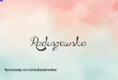 Raduszewska