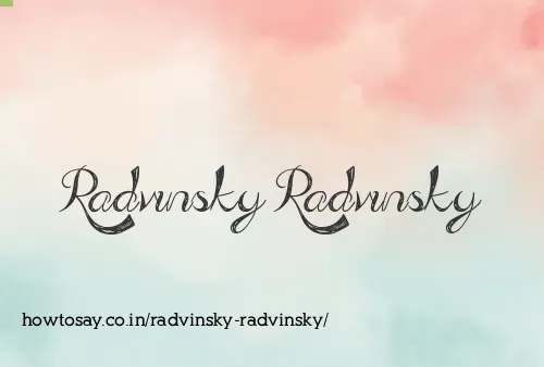 Radvinsky Radvinsky