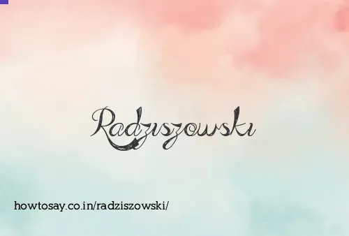 Radziszowski