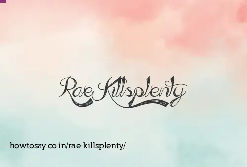 Rae Killsplenty