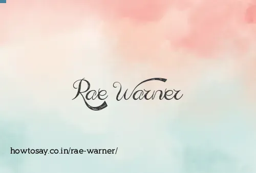 Rae Warner