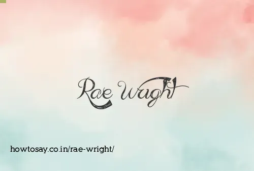 Rae Wright