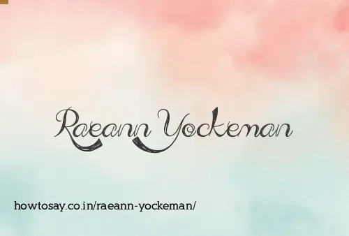 Raeann Yockeman