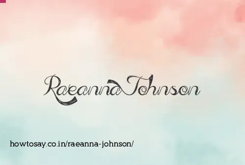 Raeanna Johnson