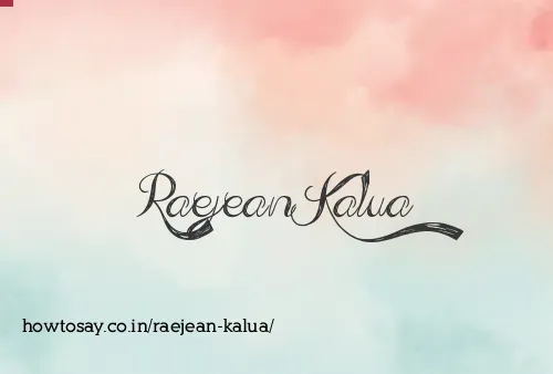 Raejean Kalua