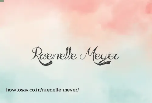 Raenelle Meyer