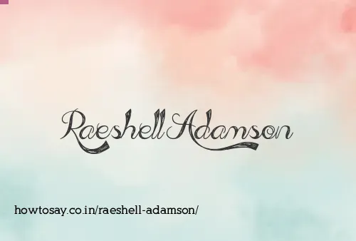 Raeshell Adamson