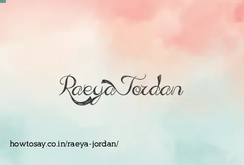 Raeya Jordan