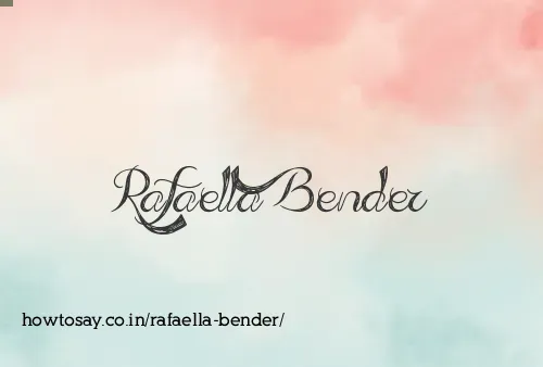 Rafaella Bender