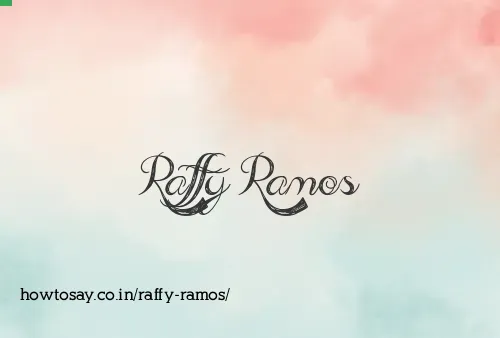 Raffy Ramos