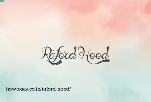 Raford Hood