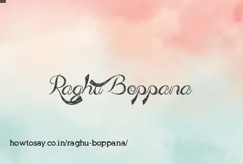 Raghu Boppana