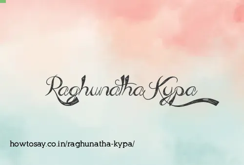 Raghunatha Kypa