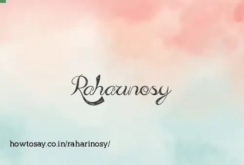 Raharinosy