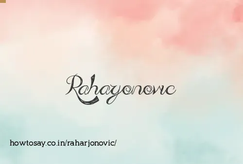 Raharjonovic