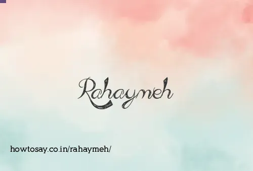 Rahaymeh